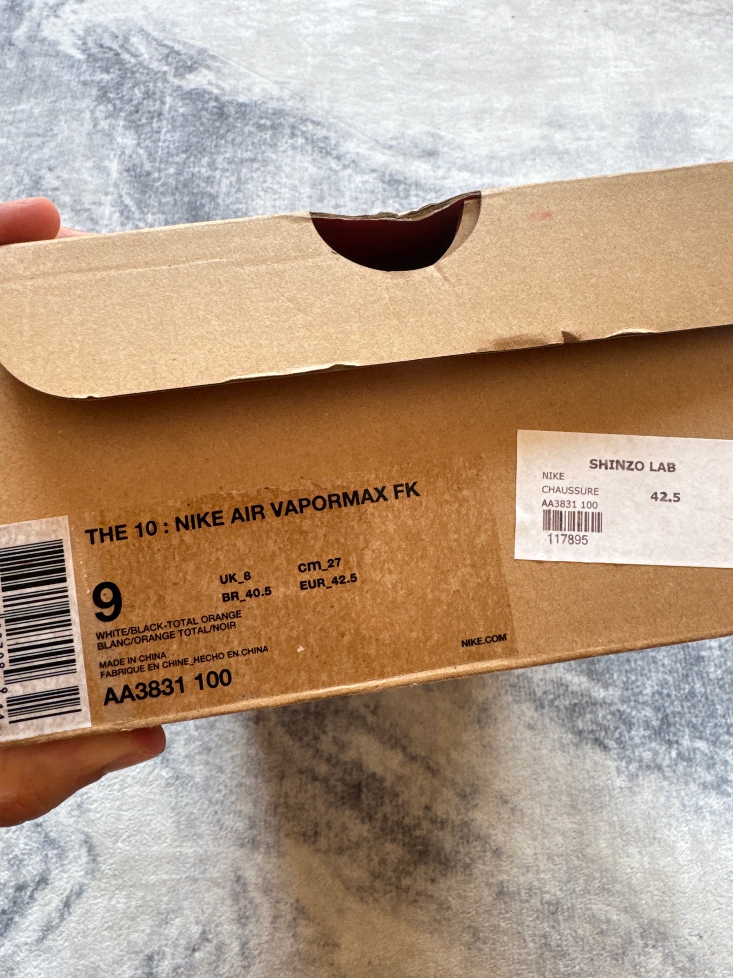 Nike Vapormax Off White "The Ten"