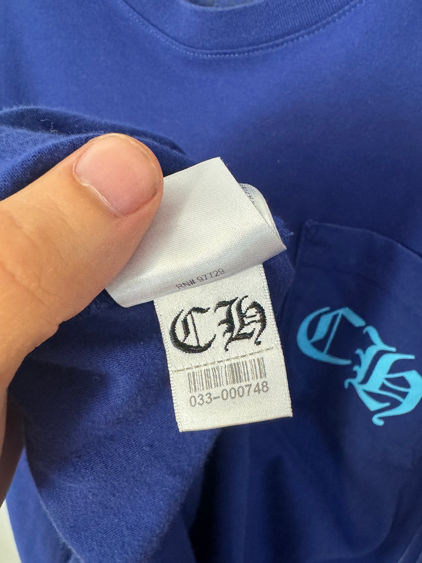 Chrome Hearts Blu Star Longsleeve