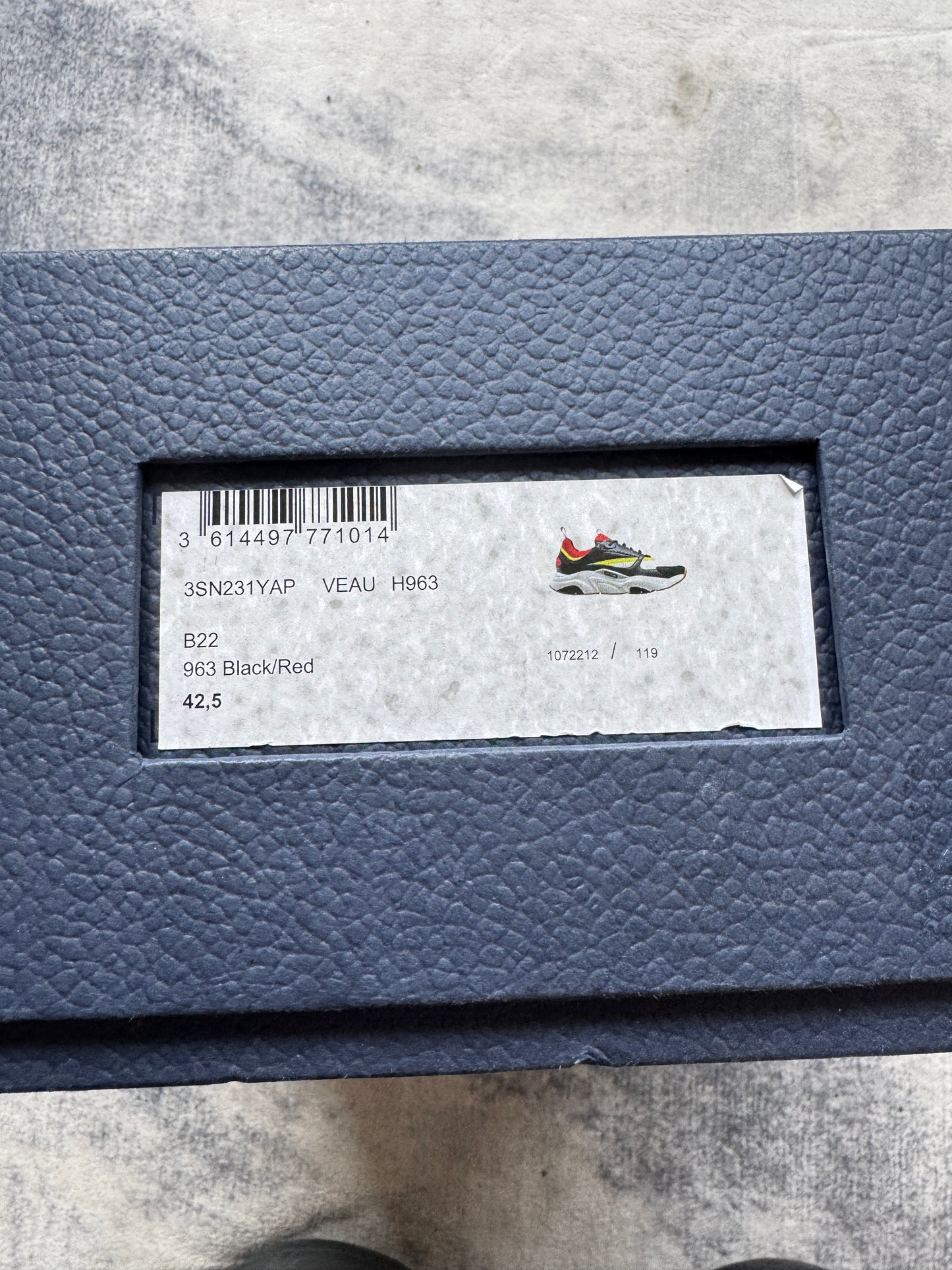 Dior B22 Black/Red