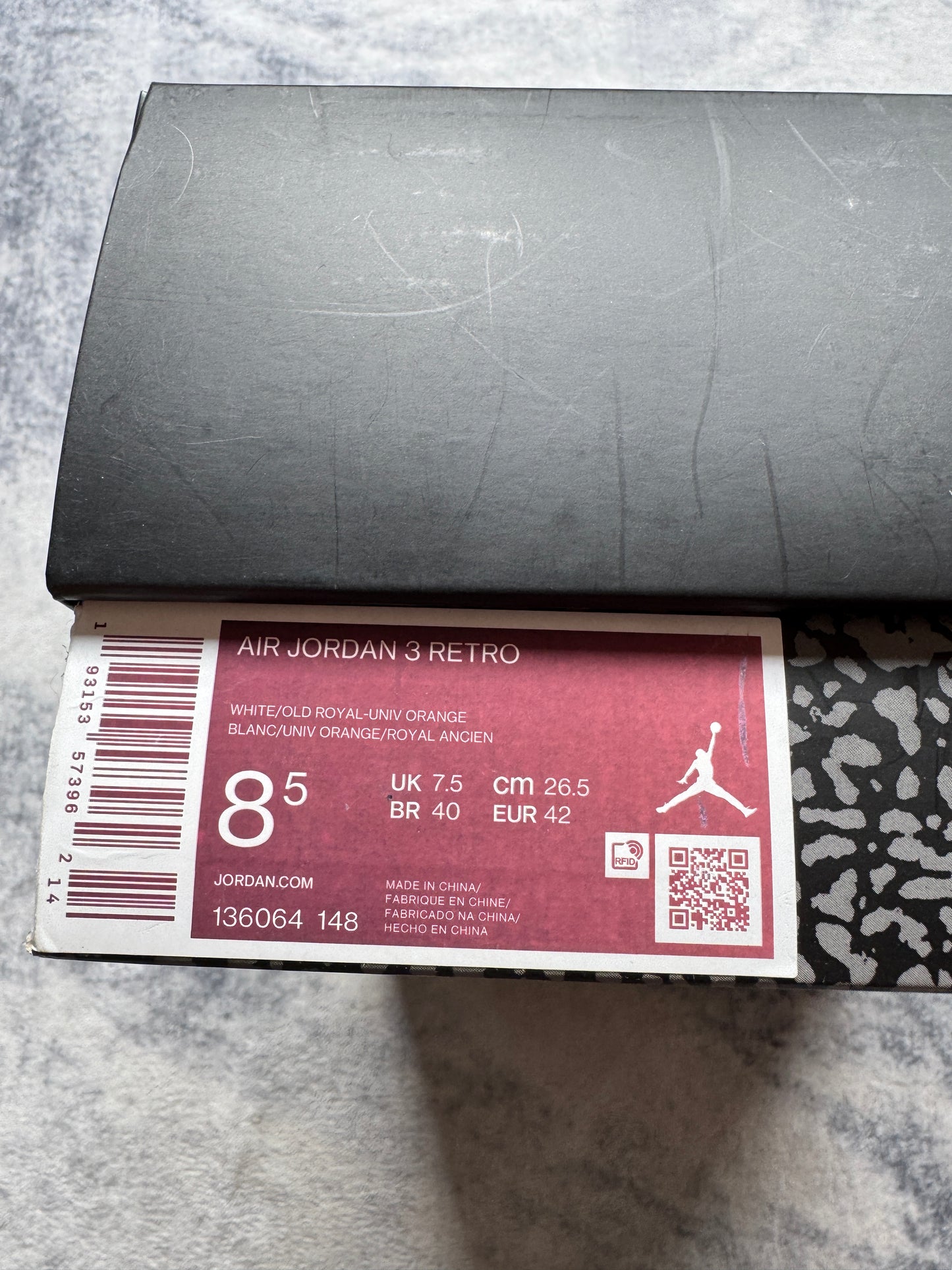 Jordan 3 New York Knicks