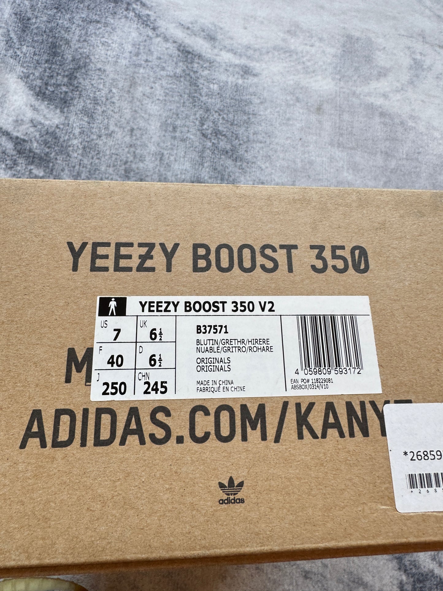 Yeezy 350 Blue Tint