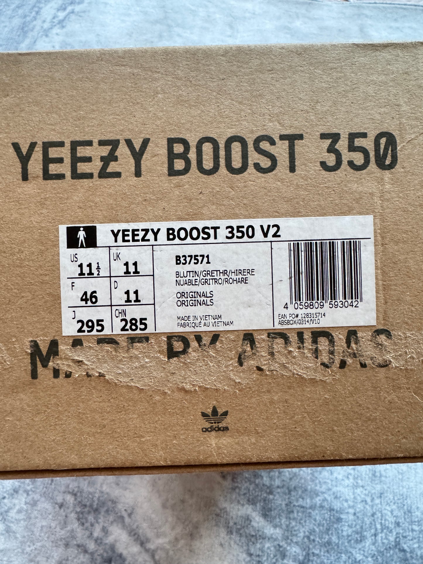 Yeezy 350 Blue Tint