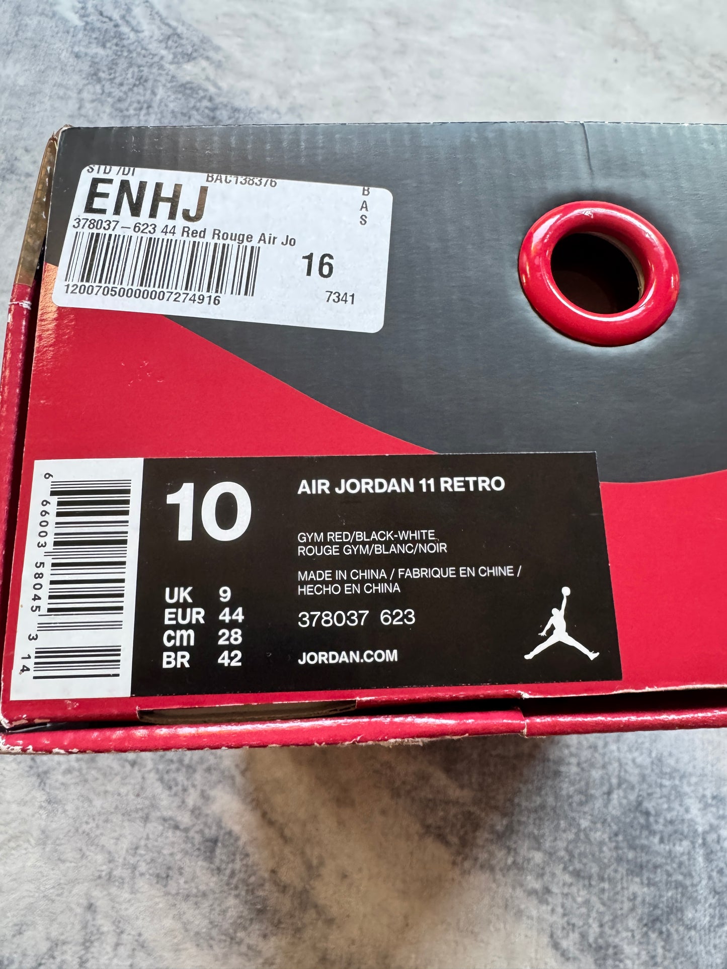 Jordan 11 Red Wine 96
