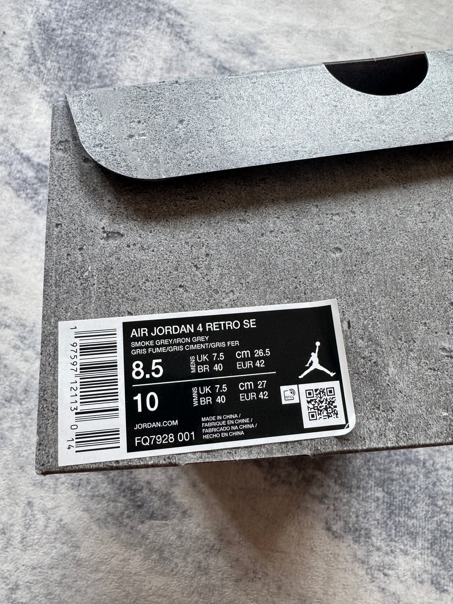 Jordan 4 Olympic Grey