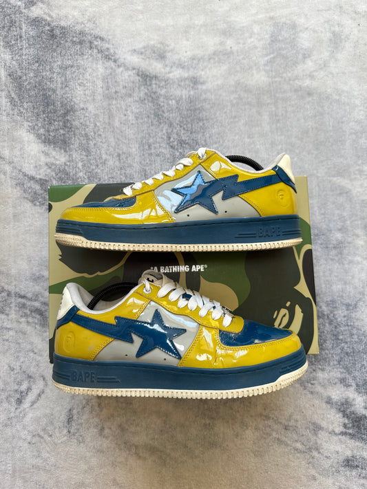 A Bathing Ape Bapesta Blu/Yellow
