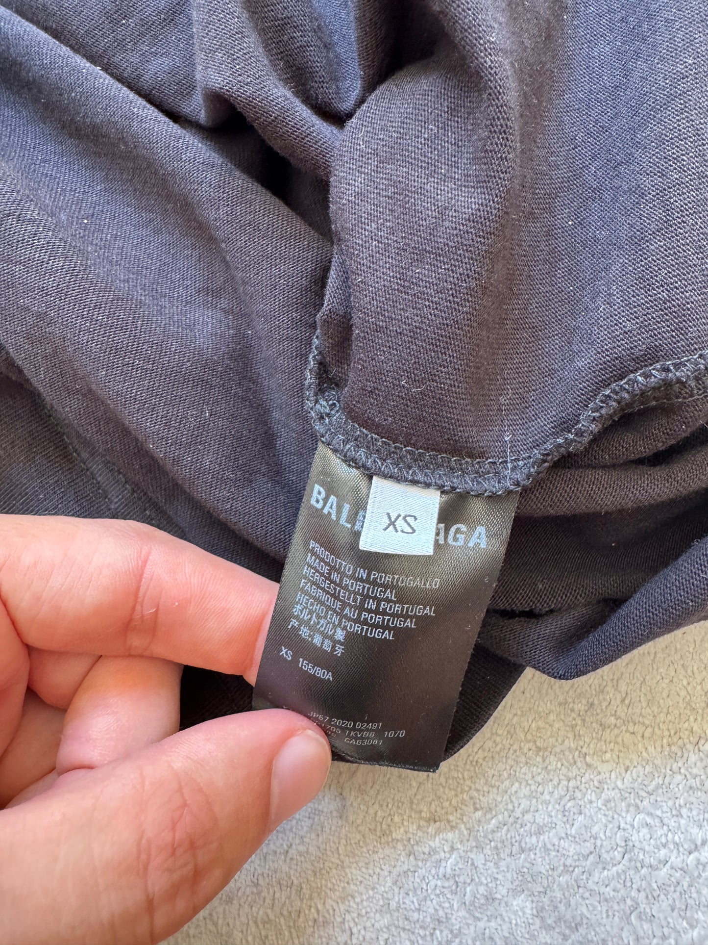 Maglietta Balenciaga Hole logo