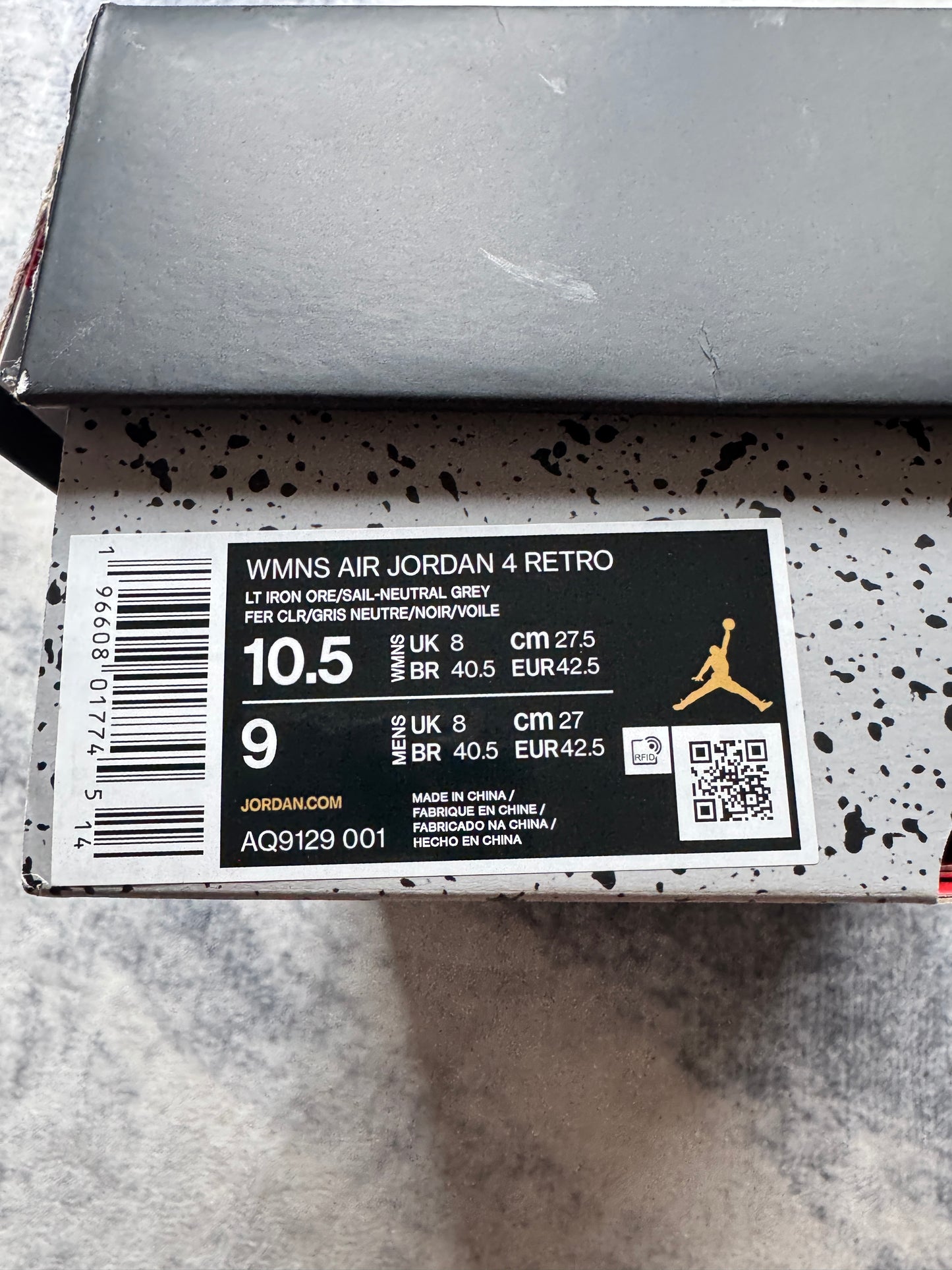 Jordan 4 Frozen Moments