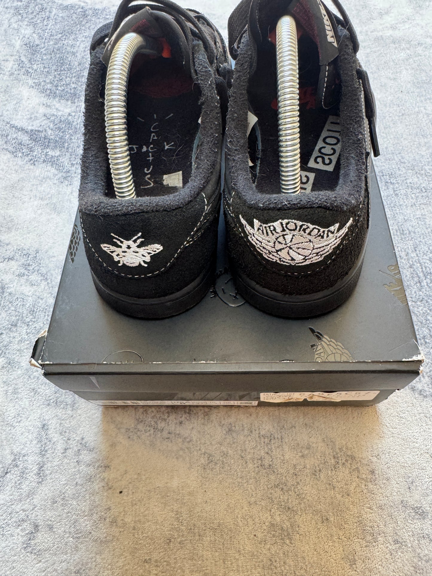 Jordan 1 Low Travis Scott Black Phantom