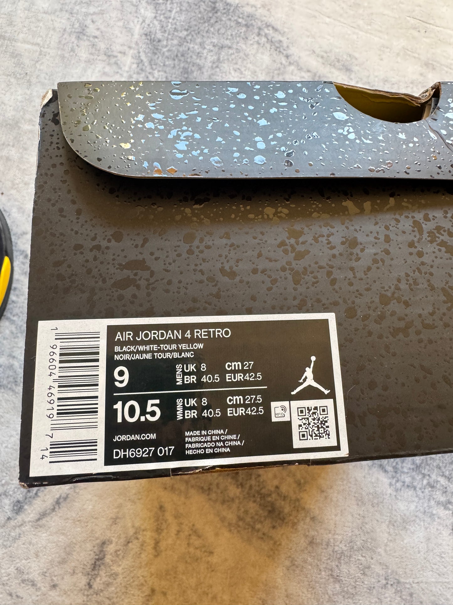 Jordan 4 Yellow Thunder