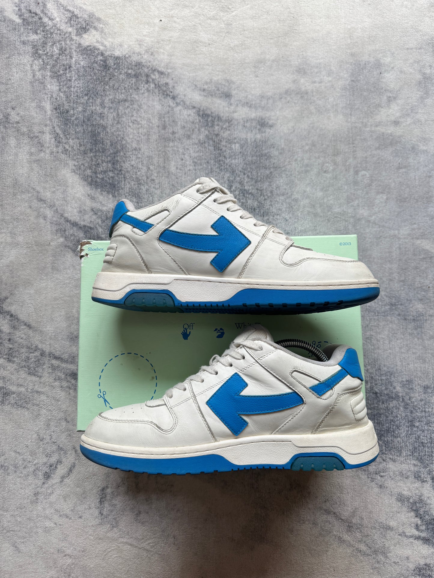 Off White Out Of Office White Azul