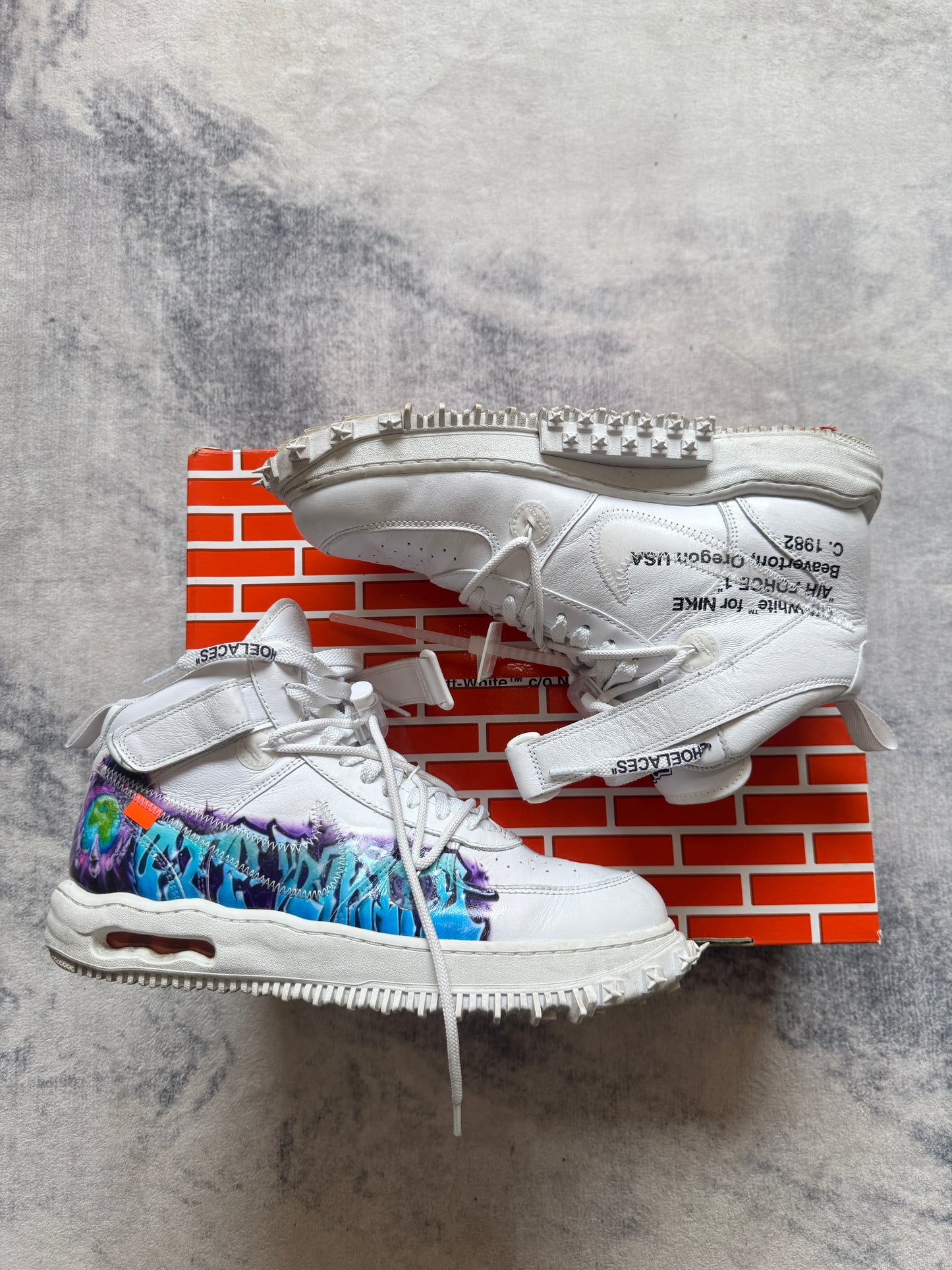 Nike Air Force 1 Mid Off White Graffiti