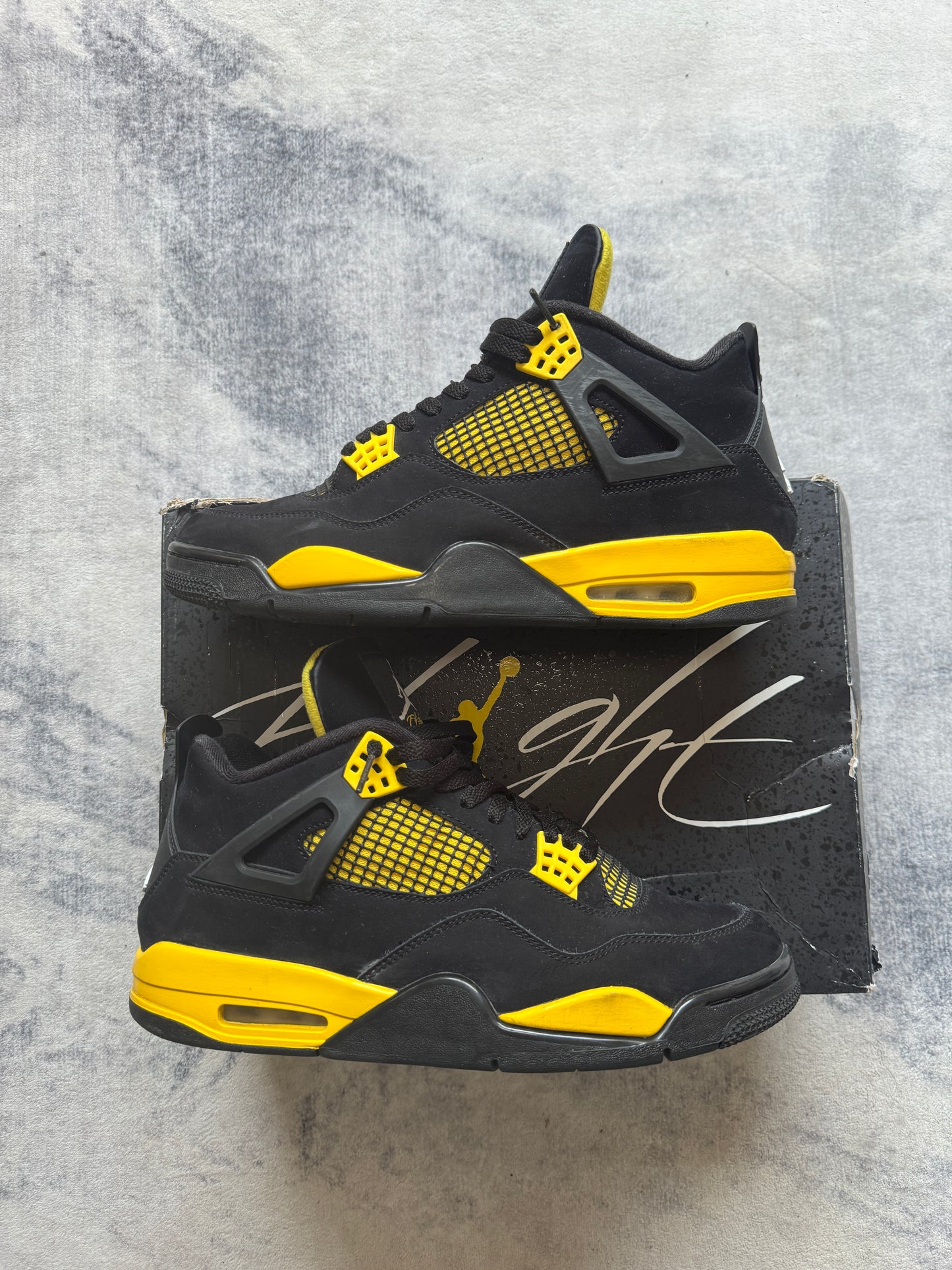 Jordan 4 Yellow Thunder