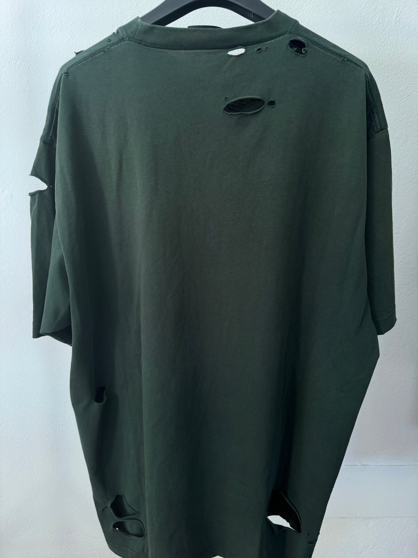 Balenciaga Hole Green T-Shirt