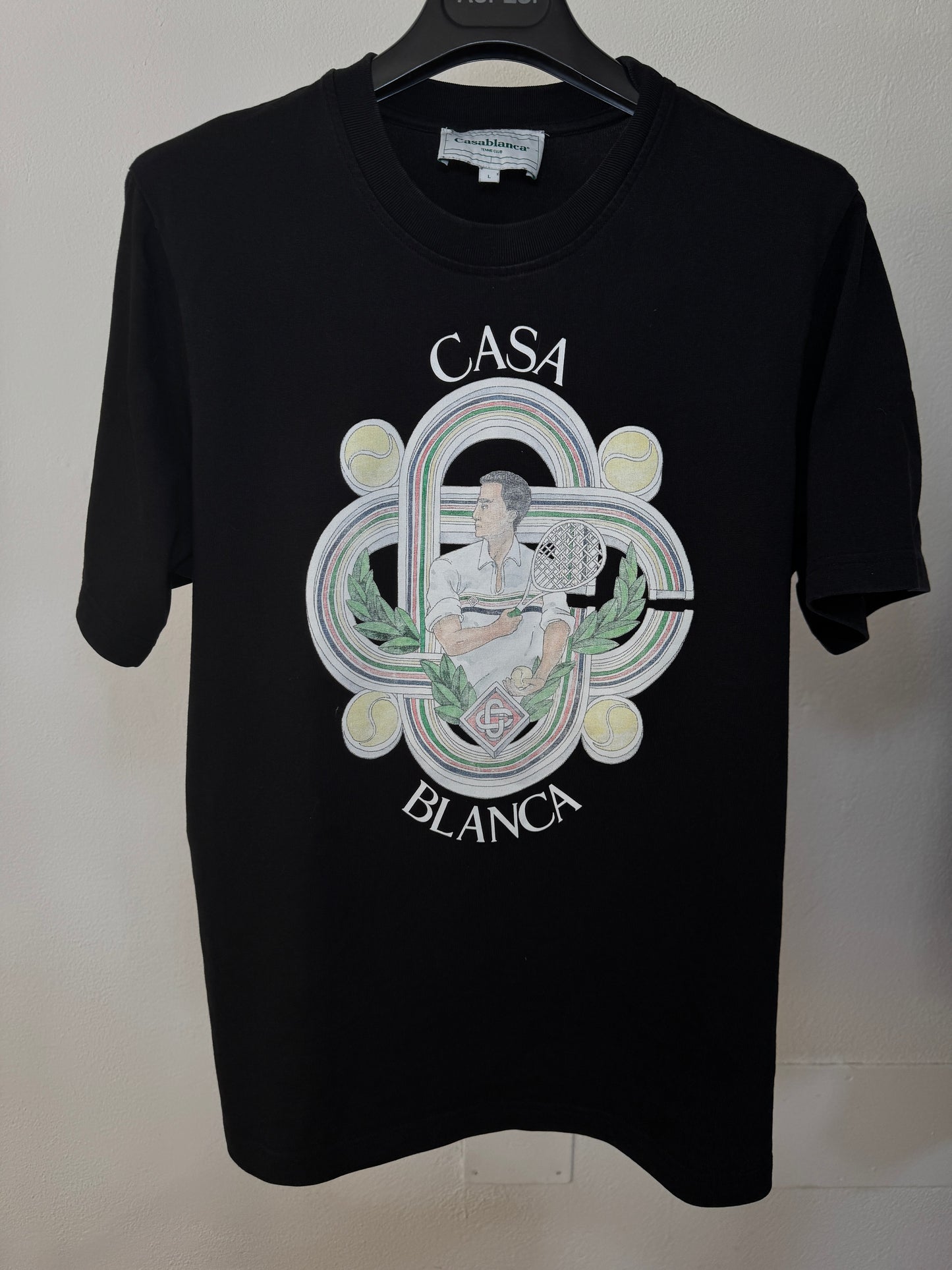 Casablanca Black Logo T-Shirt
