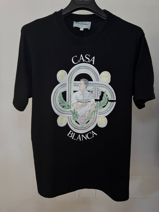 Casablanca Black Logo T-Shirt