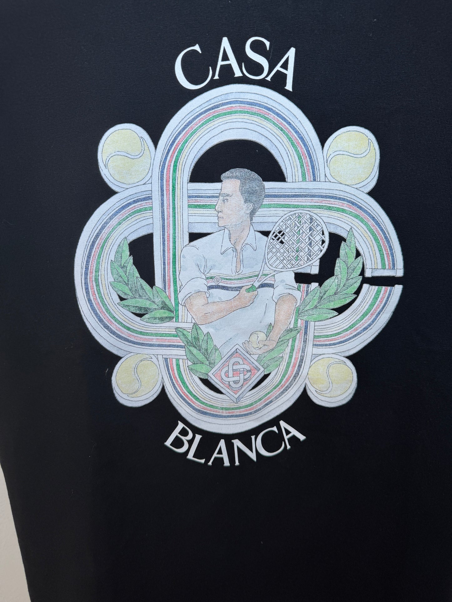 Casablanca Black Logo T-Shirt