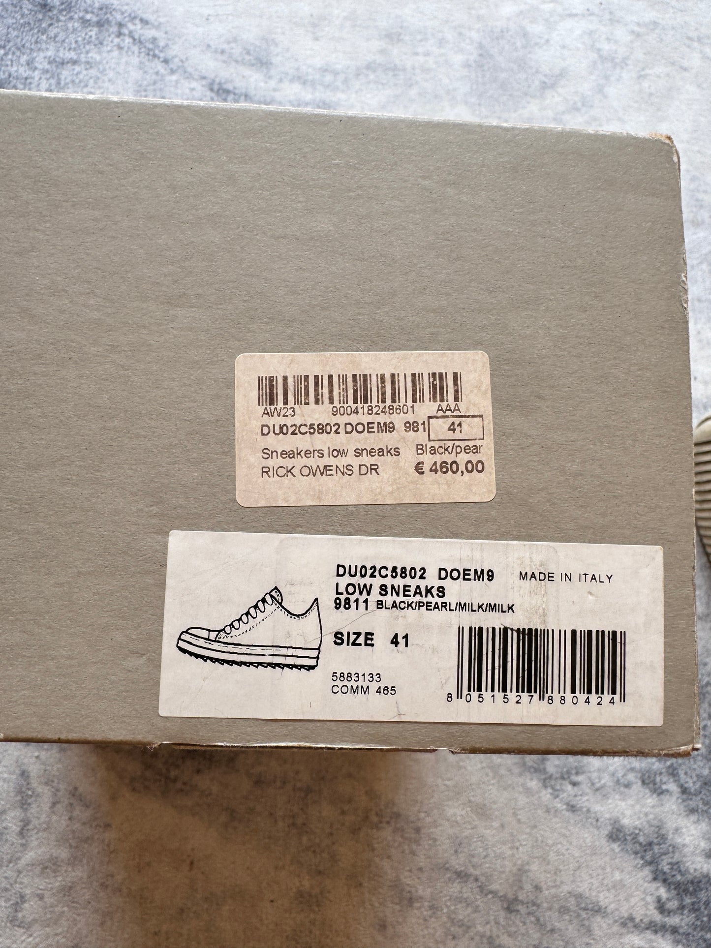 Rick Owens Drkshw Low Star