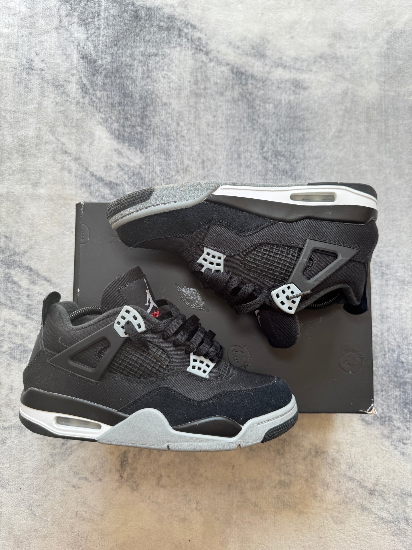 Jordan 4 Black Canvas