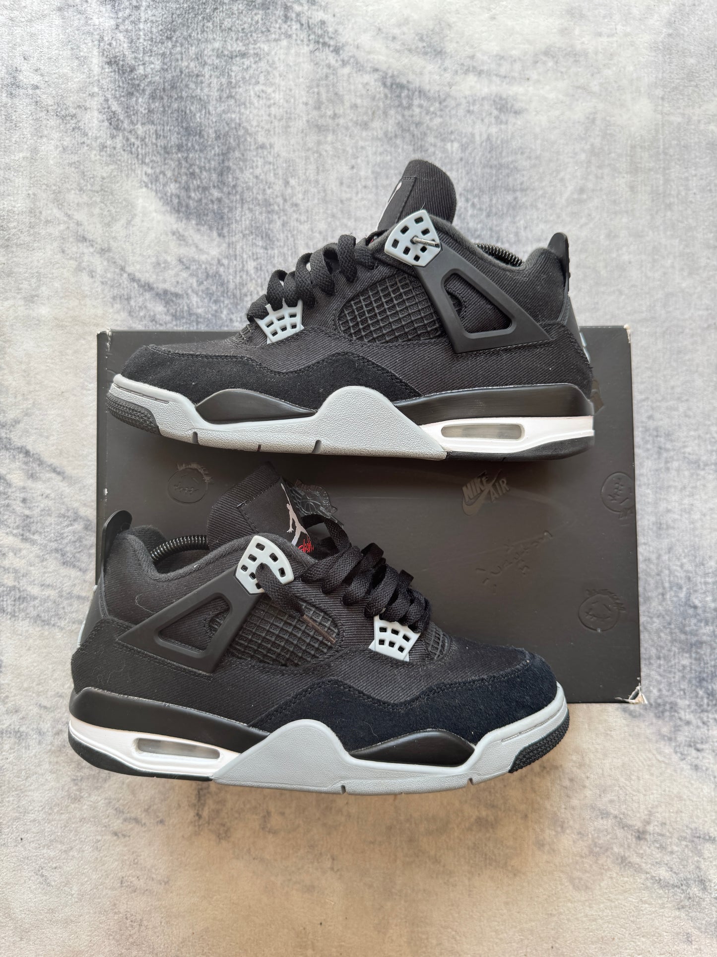 Jordan 4 Black Canvas