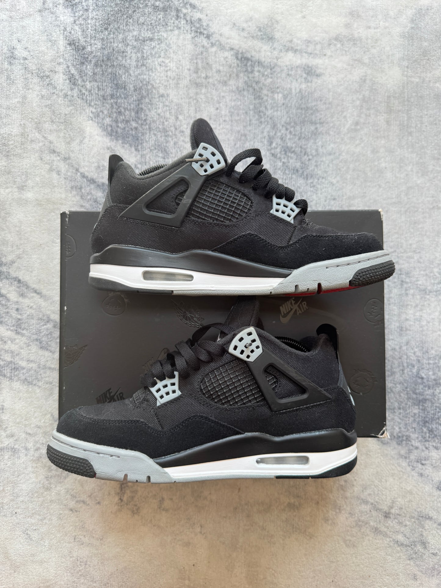 Jordan 4 Black Canvas