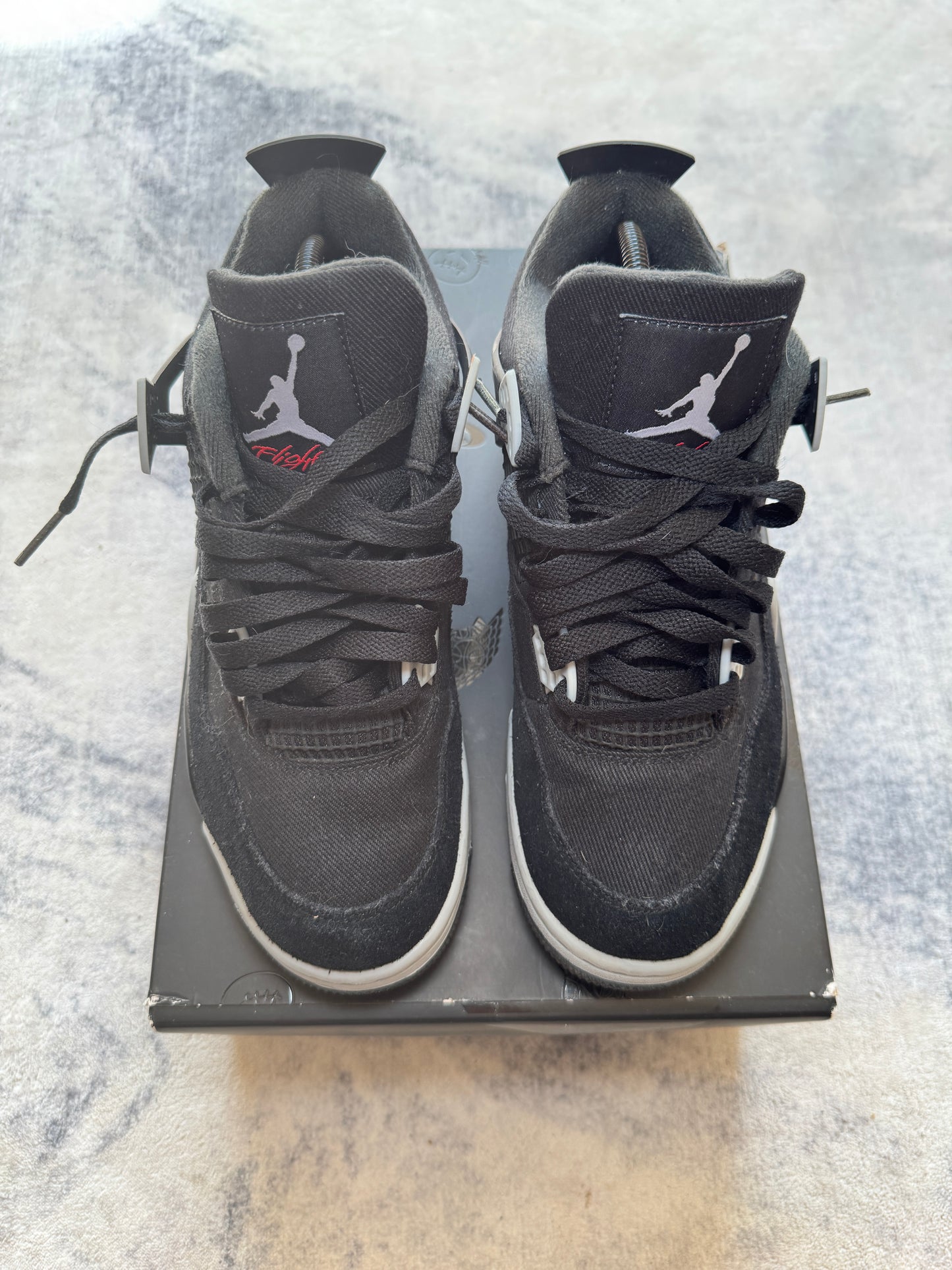 Jordan 4 Black Canvas