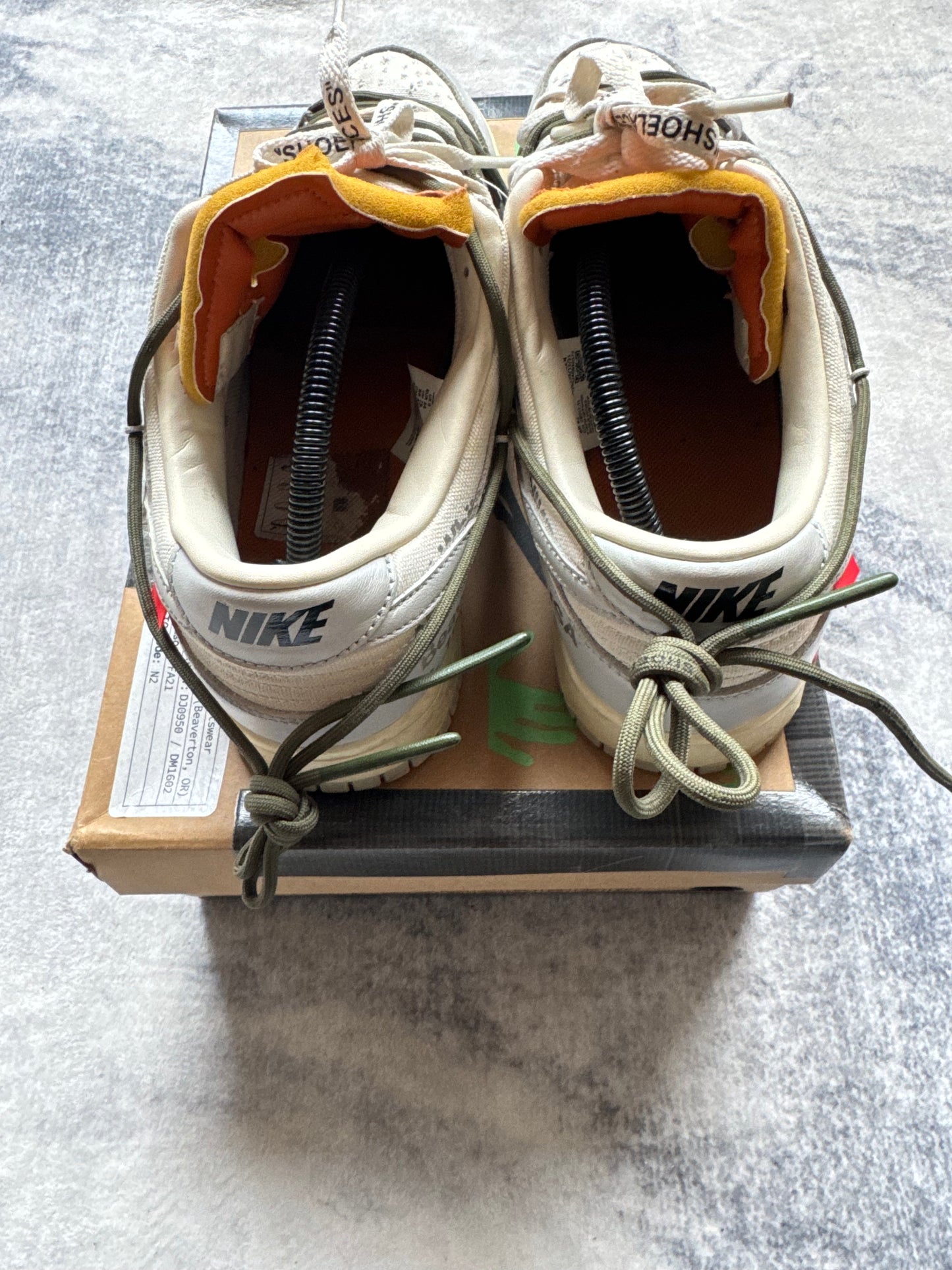 Nike Dunk low Off White Lot 22