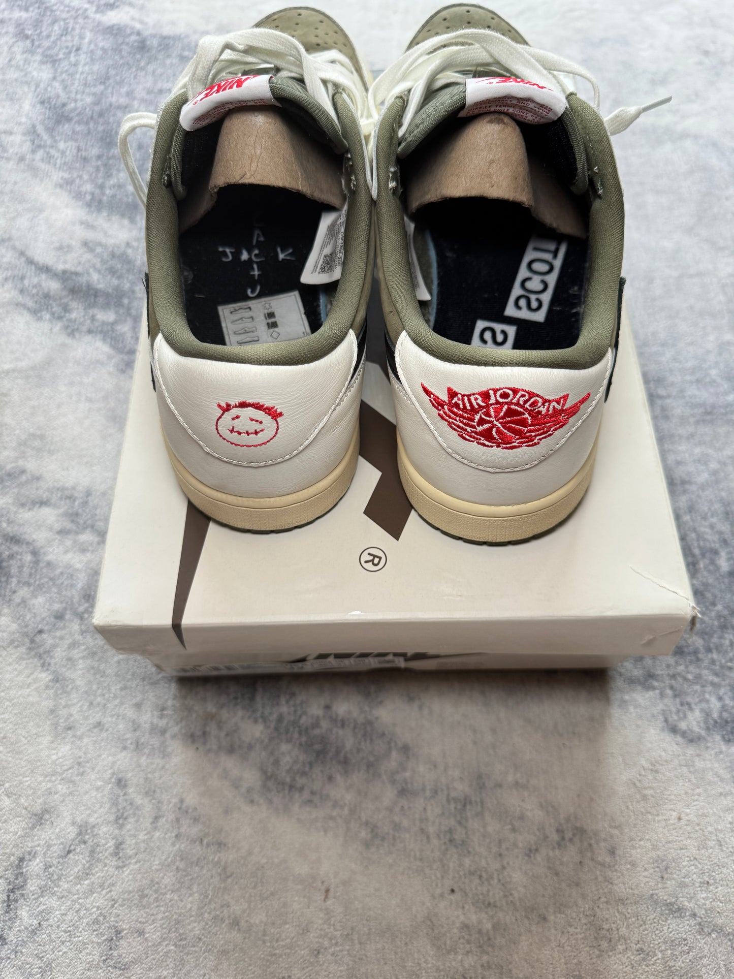 Jordan 1 Low Travis Scott Medium Olive