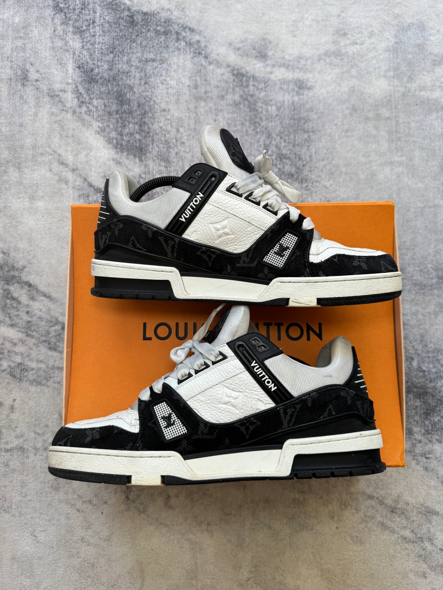 Louis Vuitton Trainer Denim Black