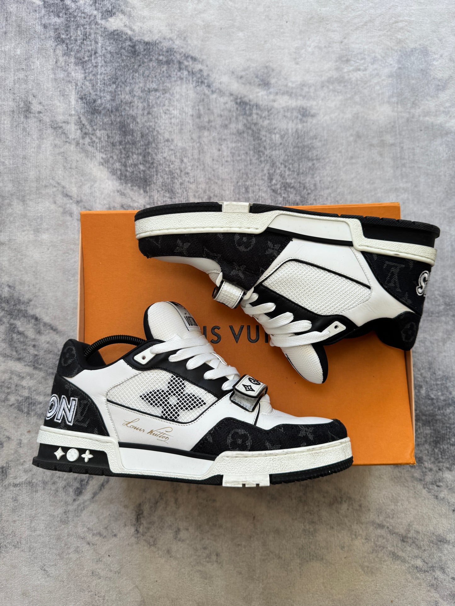 Louis Vuitton Trainer Denim Straps
