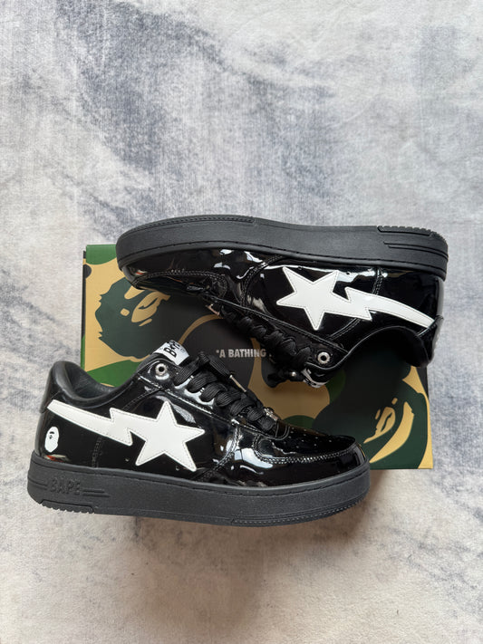 A Bathing Ape Bapesta Metallic Black