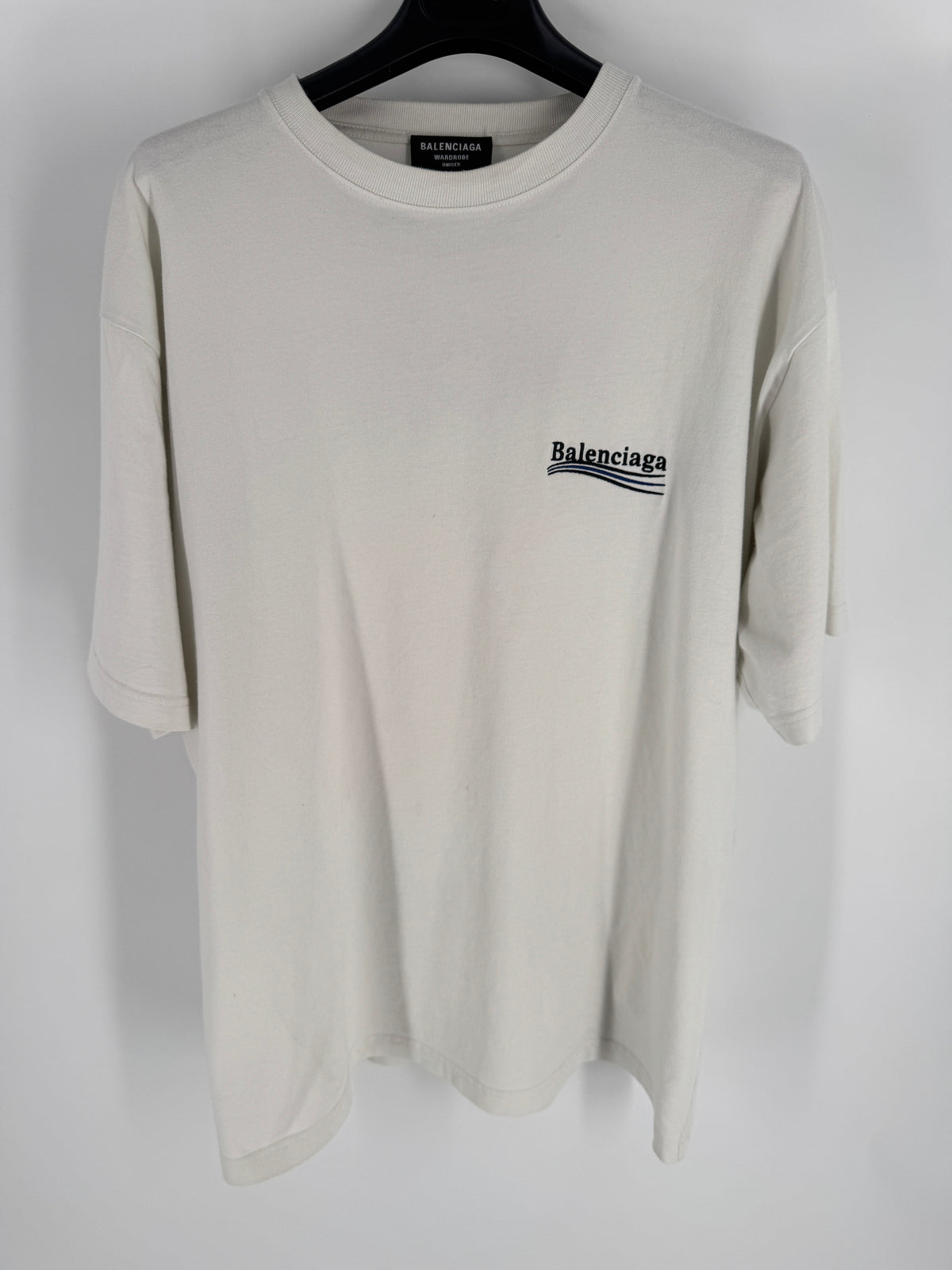 Balenciaga White Logo T-shirt