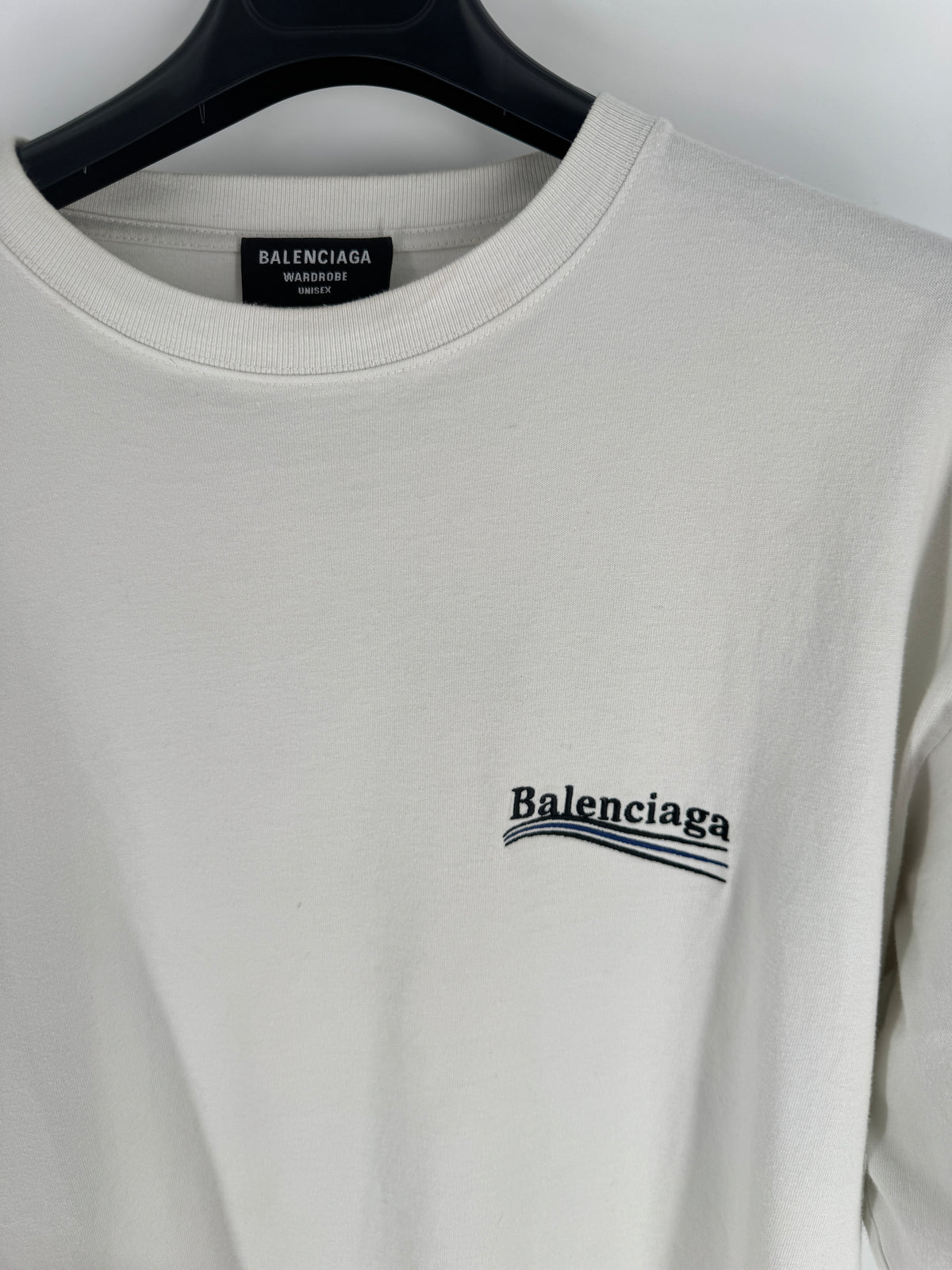 Balenciaga White Logo T-shirt
