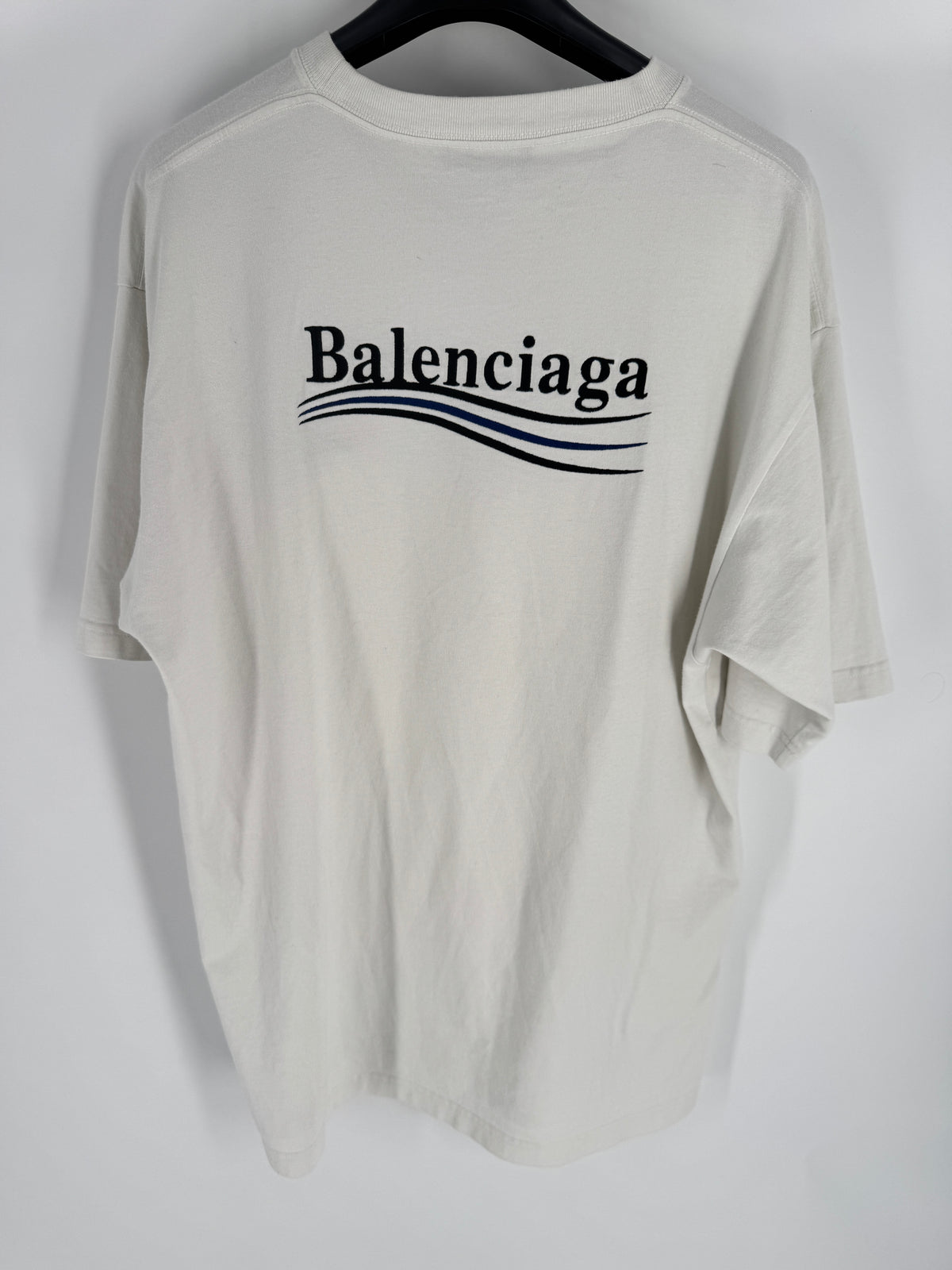 Balenciaga White Logo T-shirt