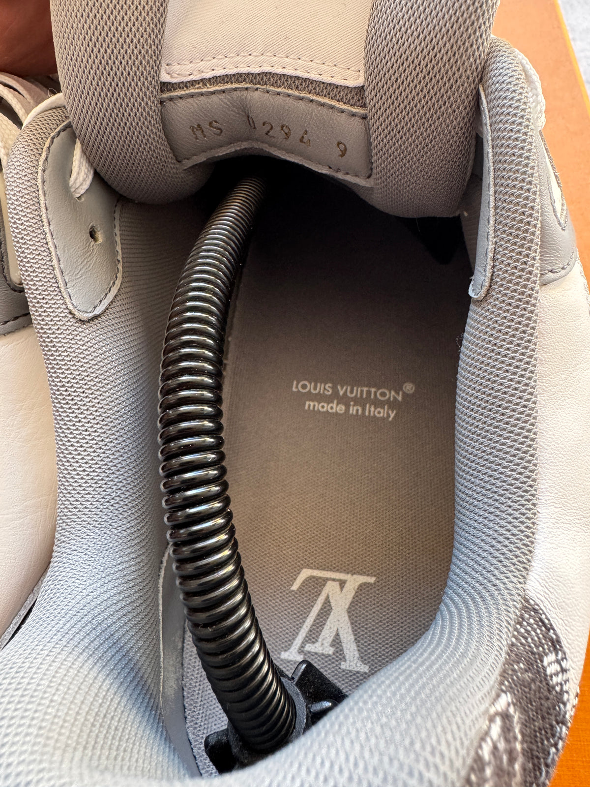Louis Vuitton Trainer Denim Grey Strap
