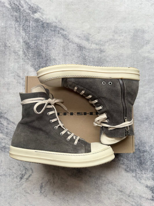 Rick Owens Drkshdw Velvet Grey