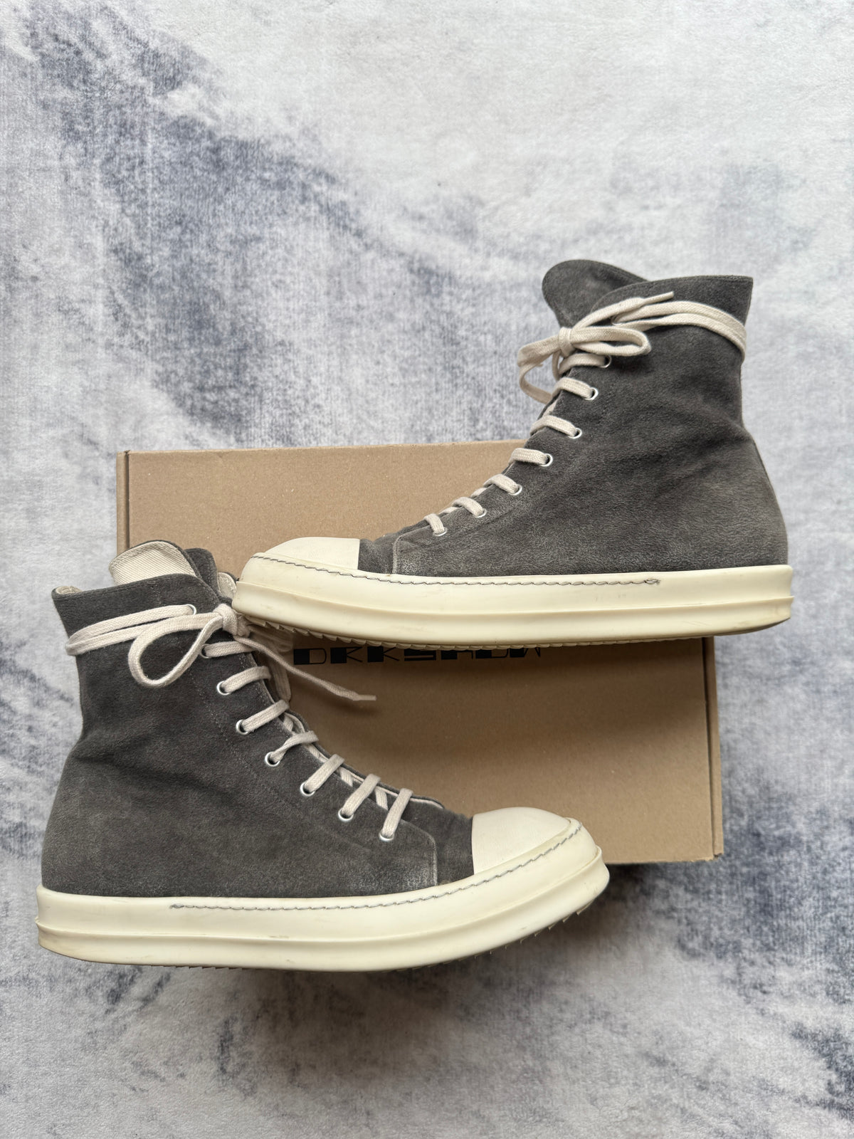 Rick Owens Drkshdw Velvet Grey