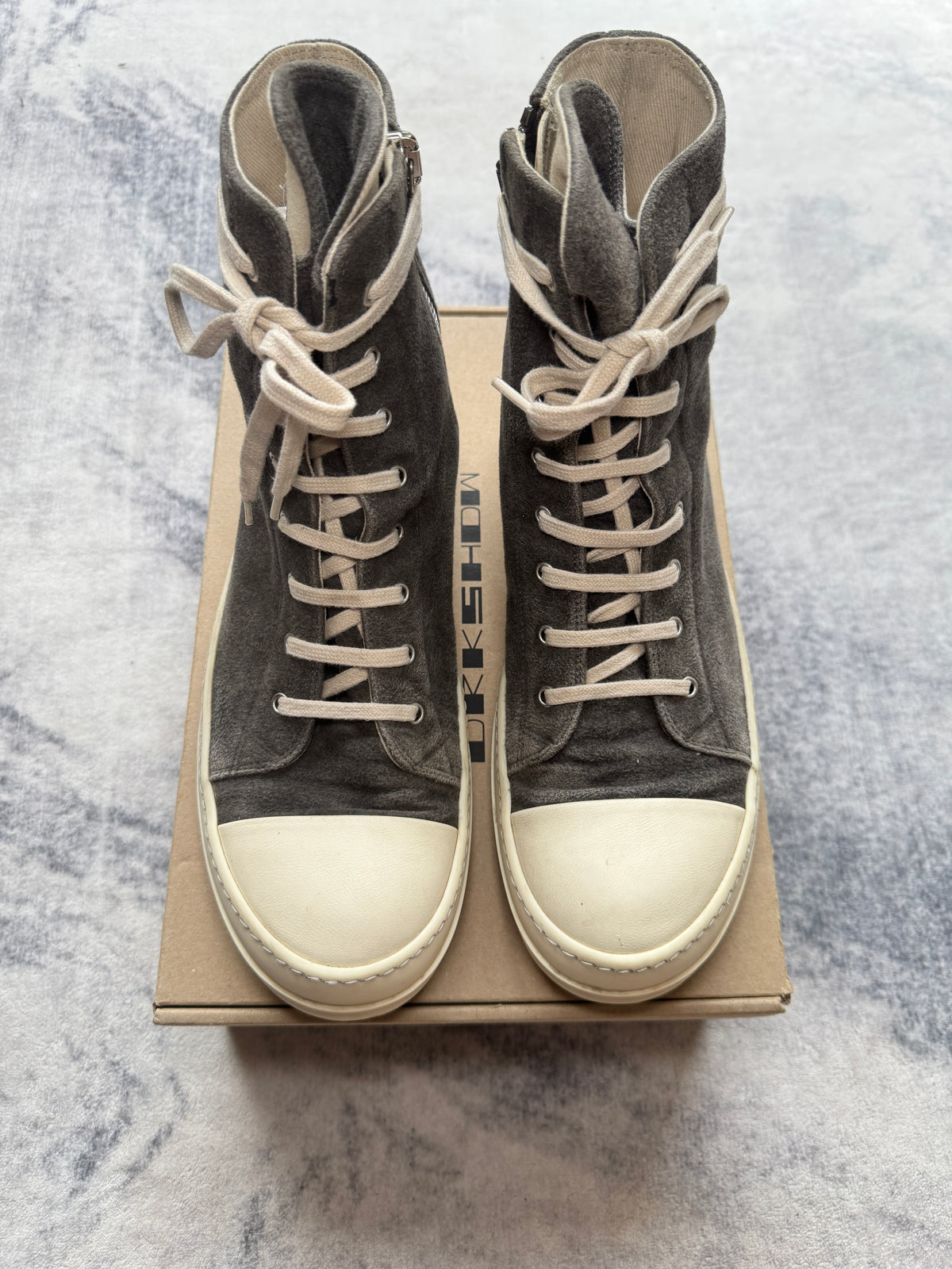 Rick Owens Drkshdw Velvet Grey