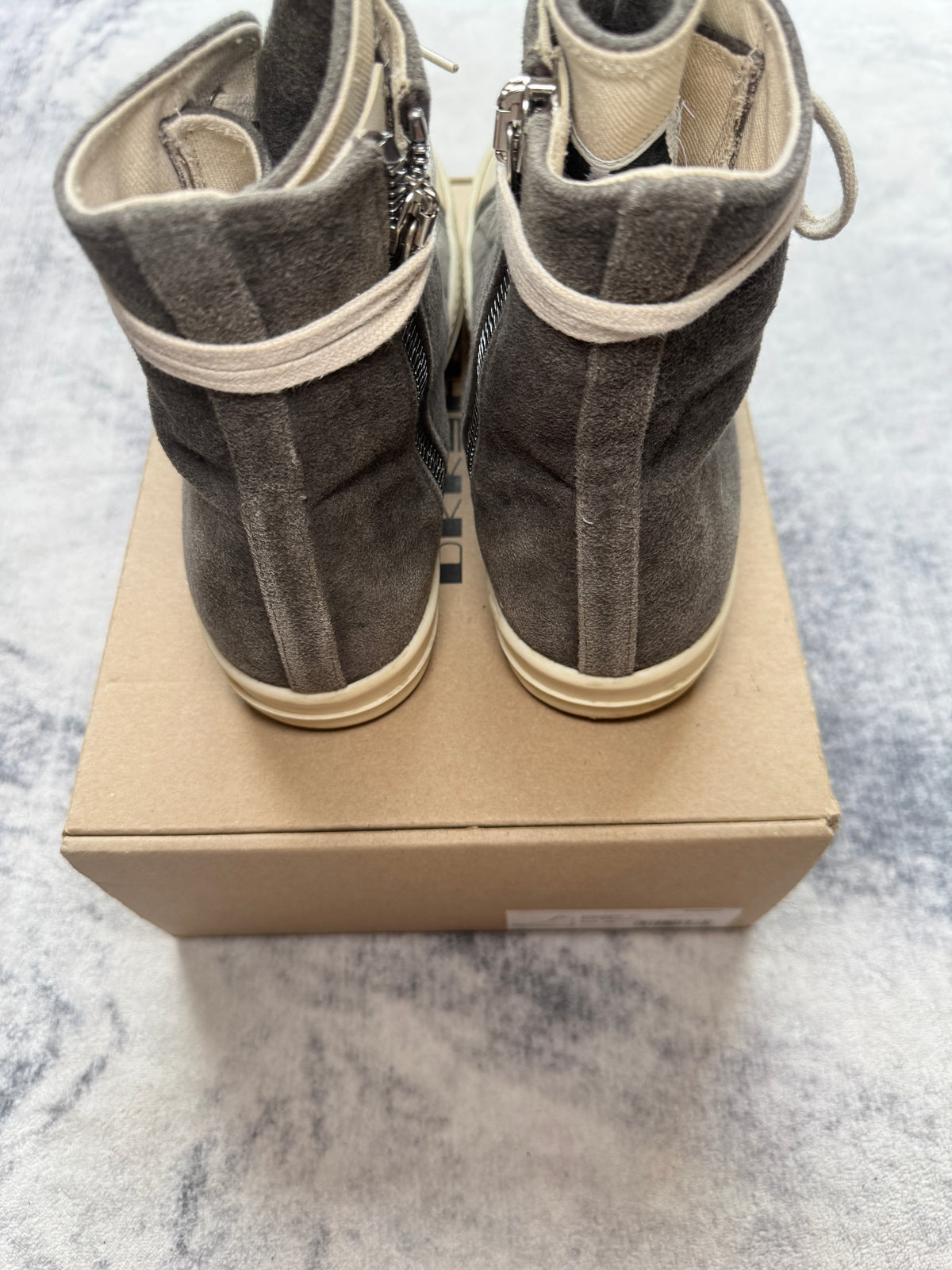 Rick Owens Drkshdw Velvet Grey