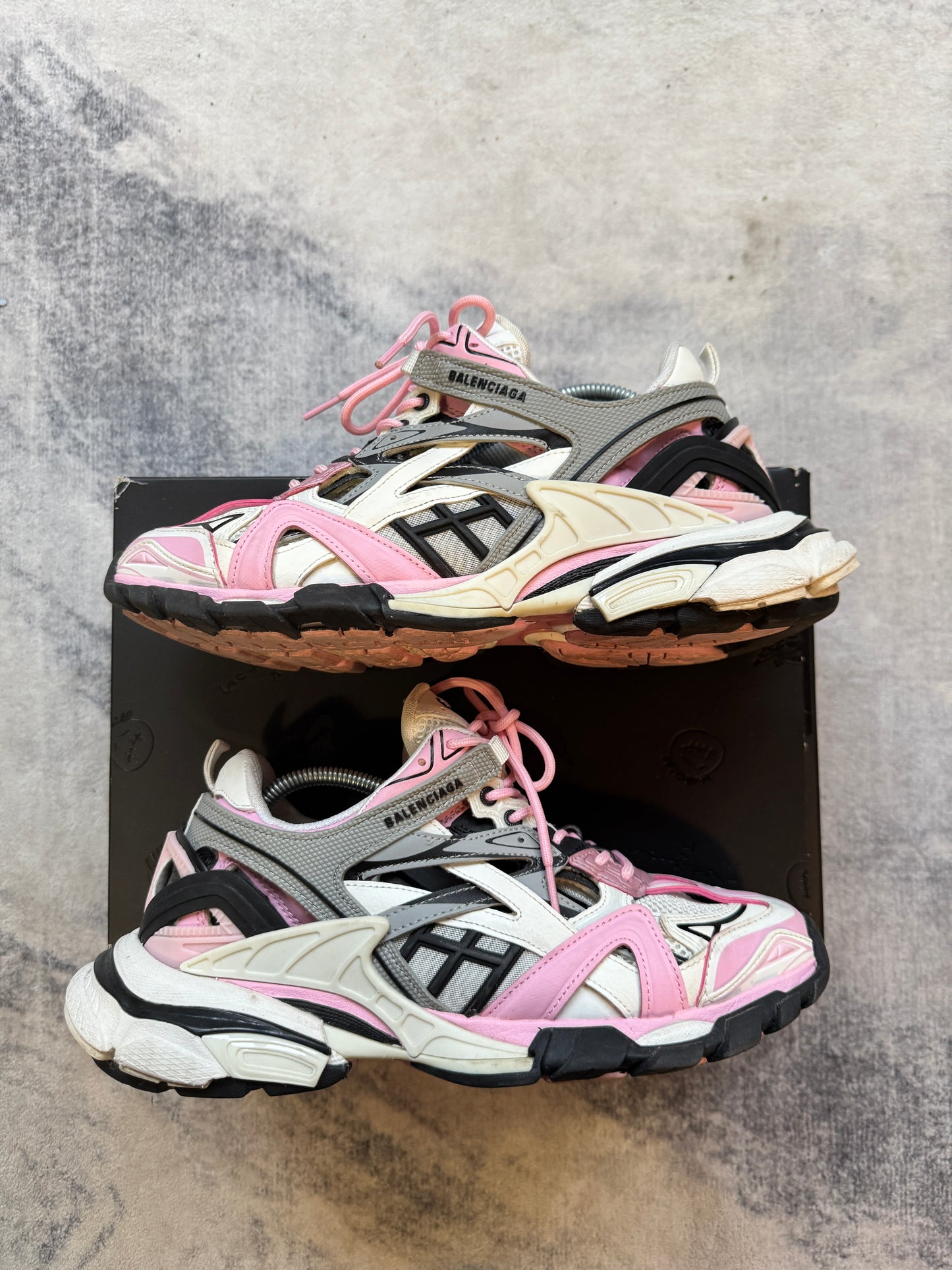 Balenciaga Trackv2 White Pink