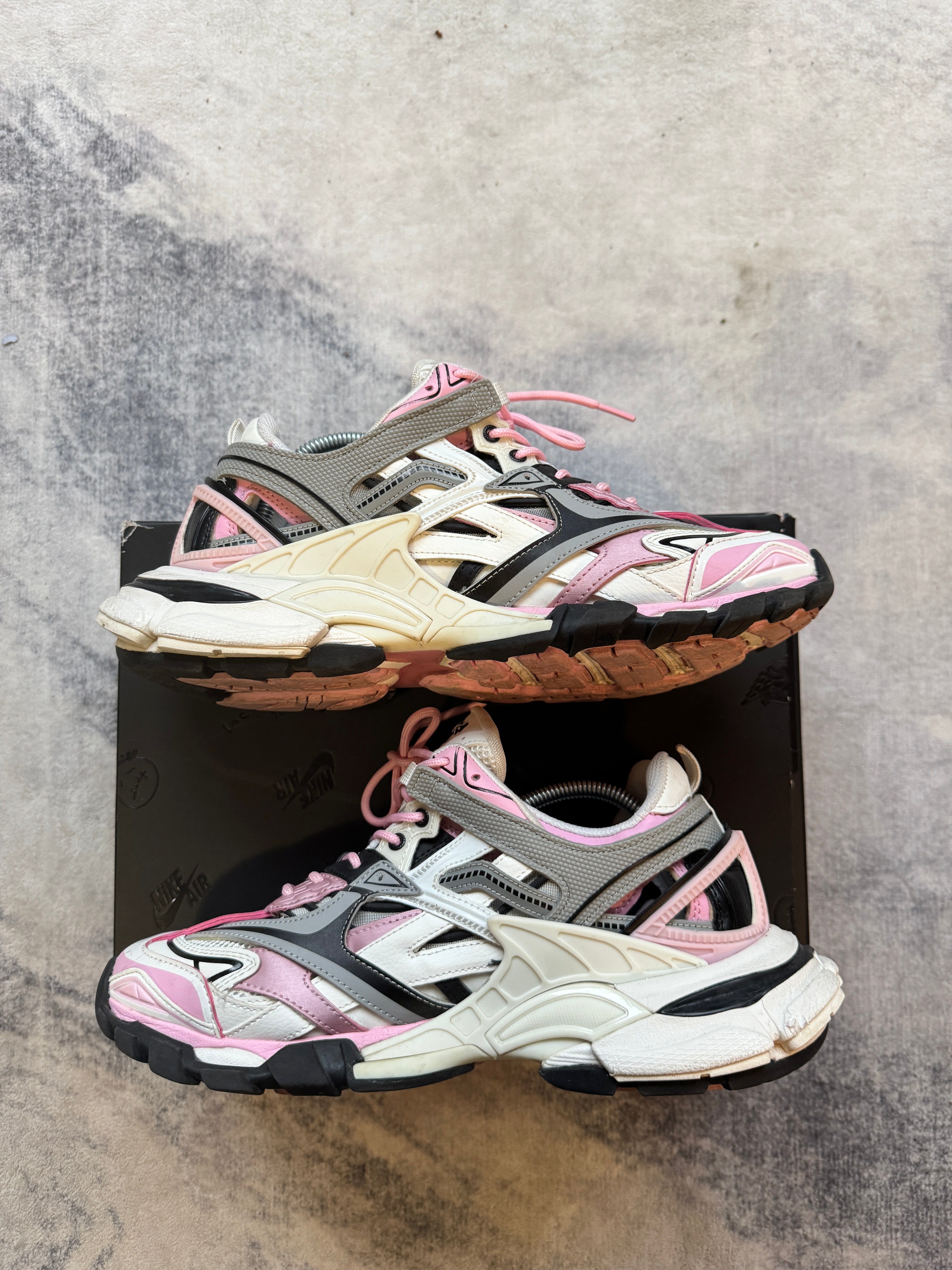 Balenciaga Trackv2 White Pink