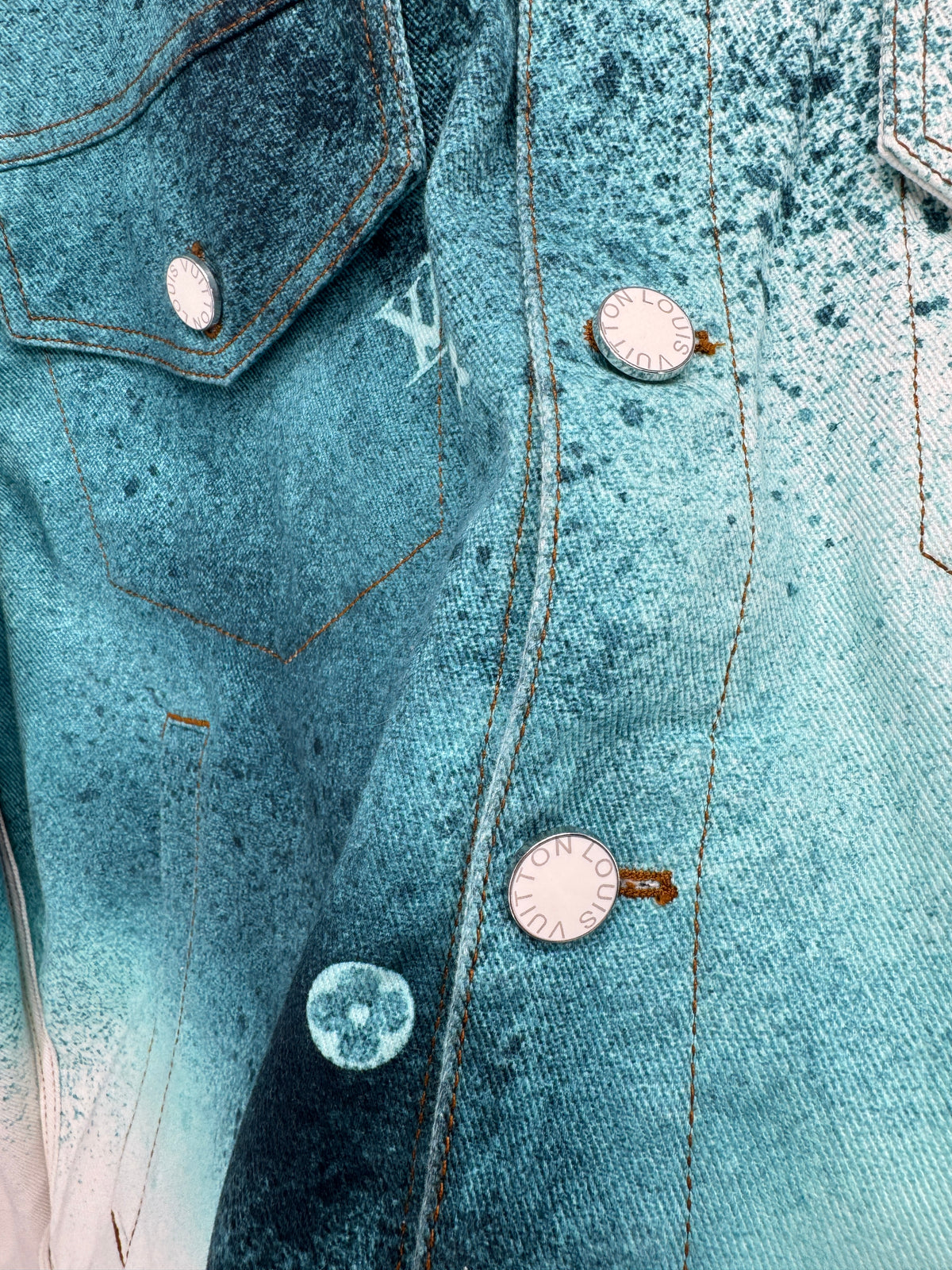 Louis Vuitton Denim Azul Jacket
