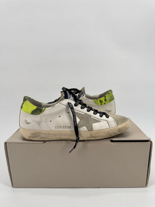 Golden Goose Superstar White fluo