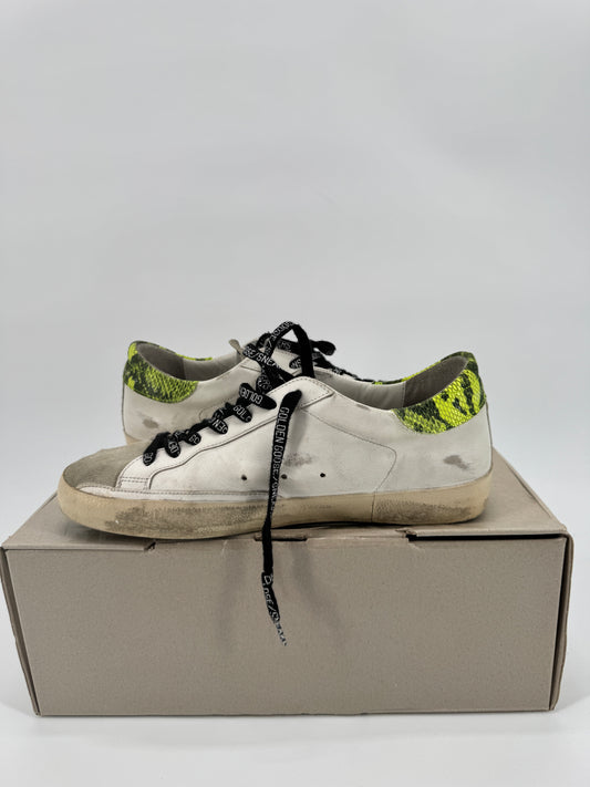 Golden Goose Superstar White fluo