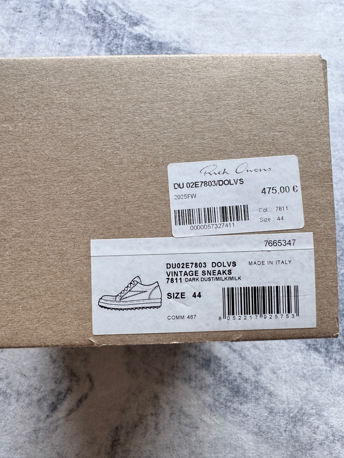 Rick Owens Vintage Low