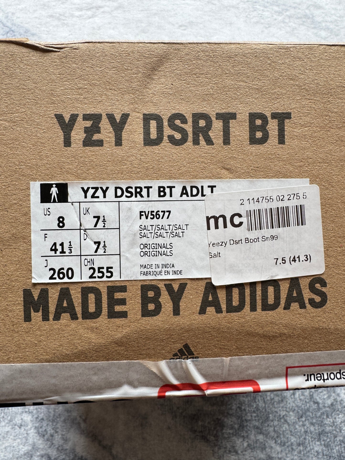 Yeezy Desert Boots Salt