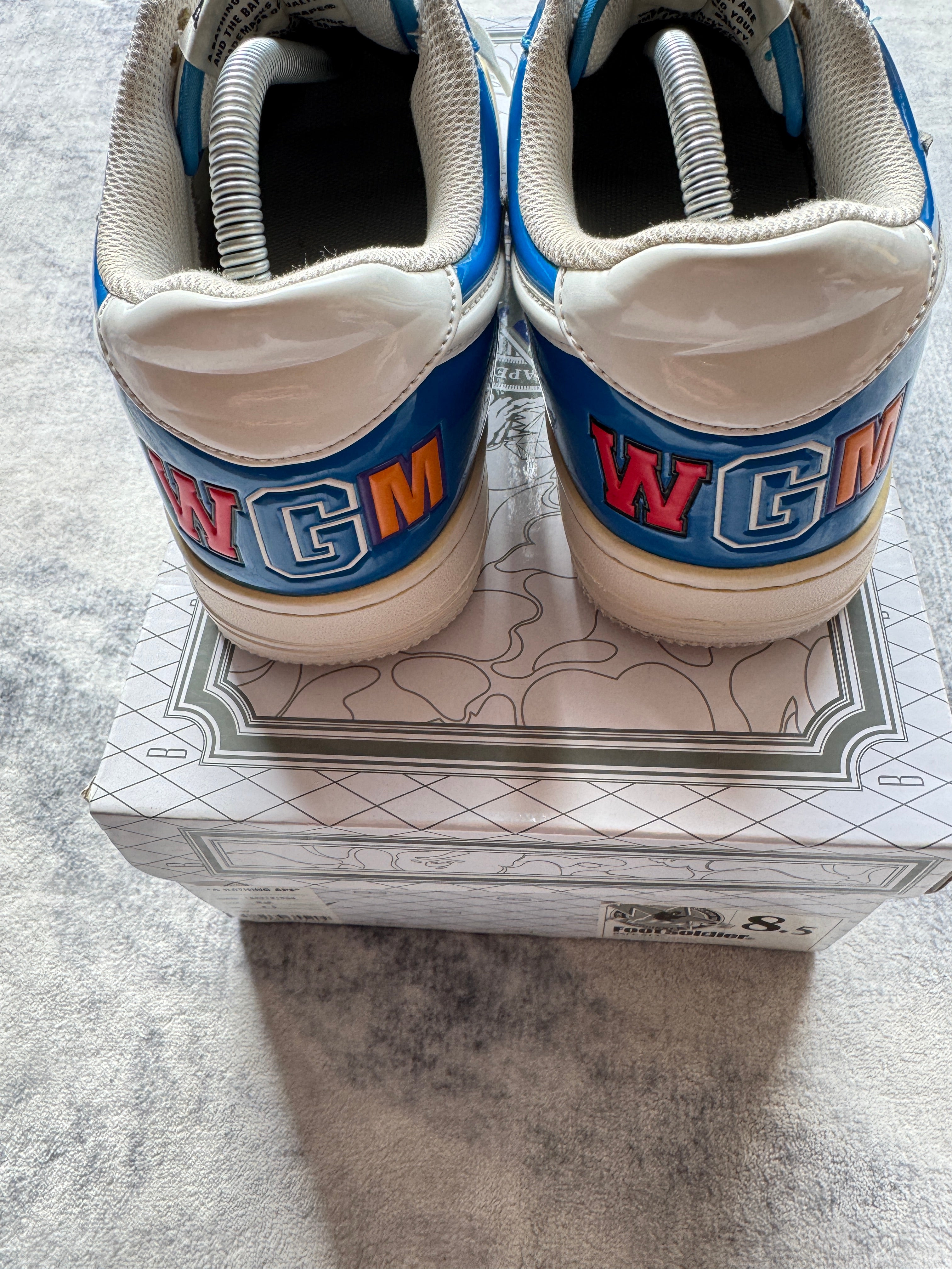 A Bathing Ape Bapesta 20th Anniversary Blue