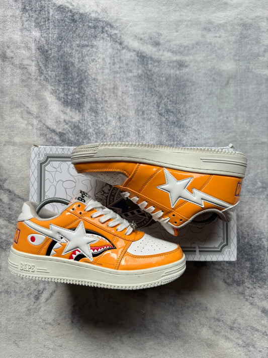 A Bathing Ape Bapesta 20th Anniversary Orange