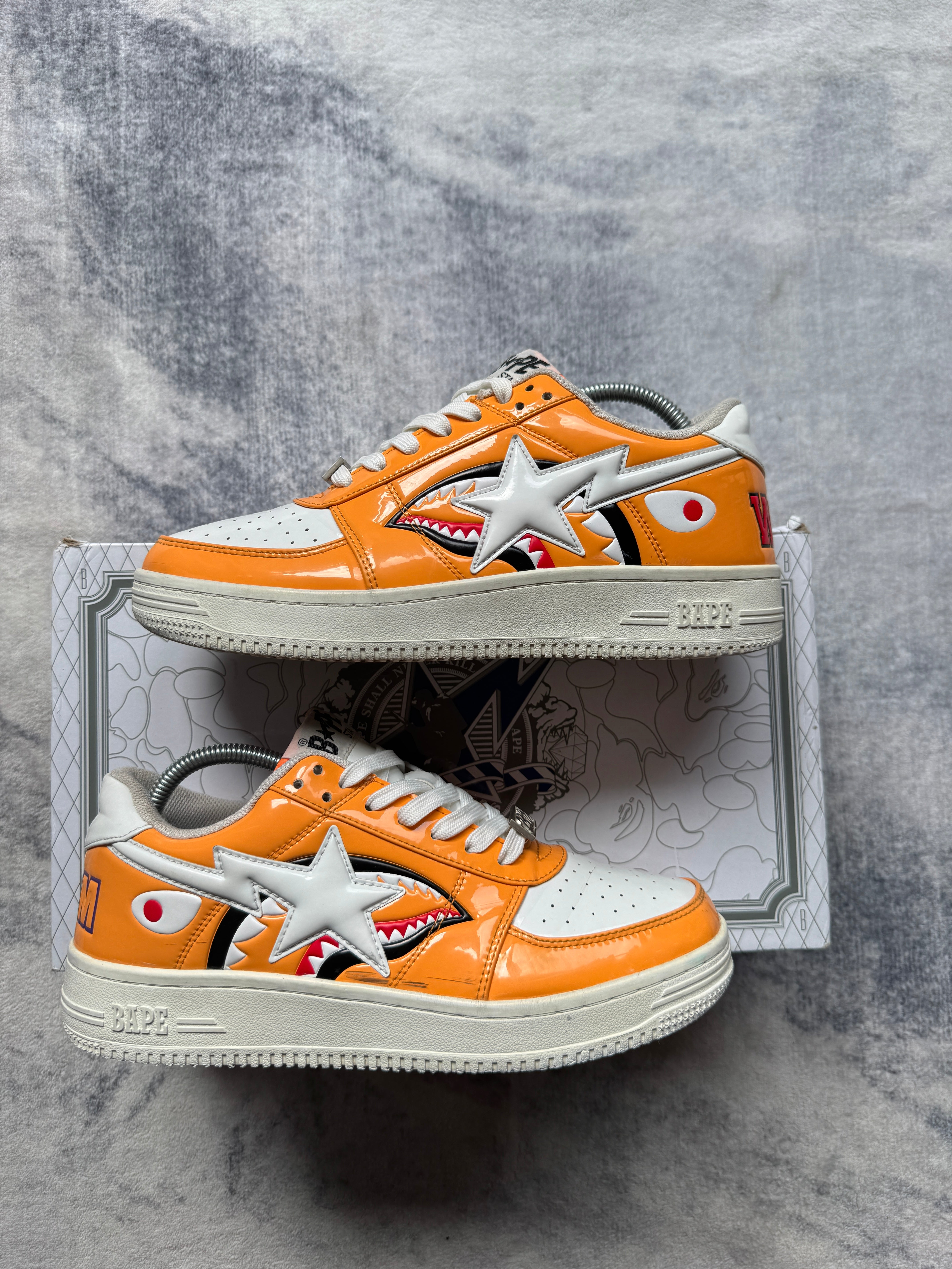 A Bathing Ape Bapesta 20th Anniversary Orange