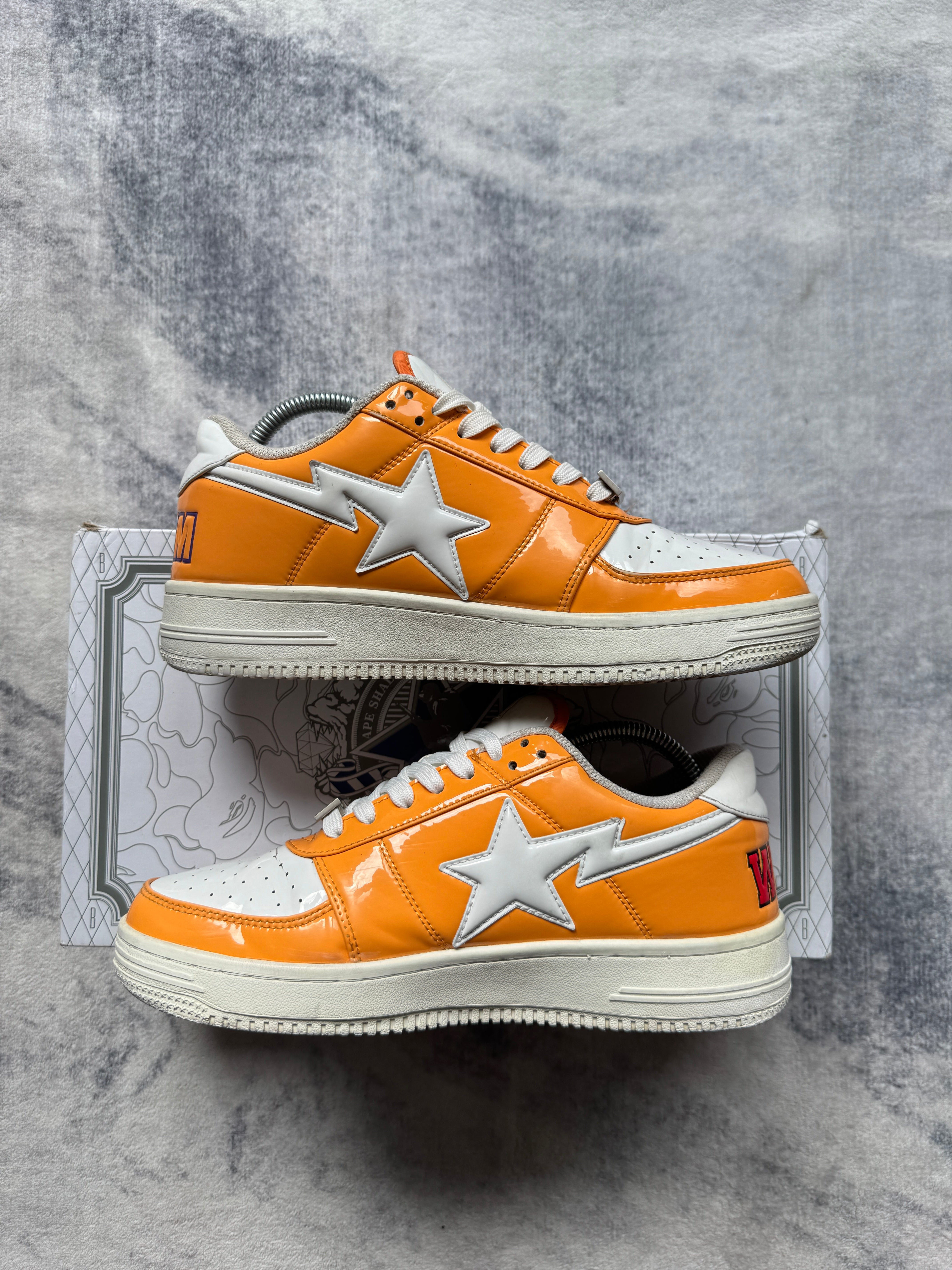 A Bathing Ape Bapesta 20th Anniversary Orange