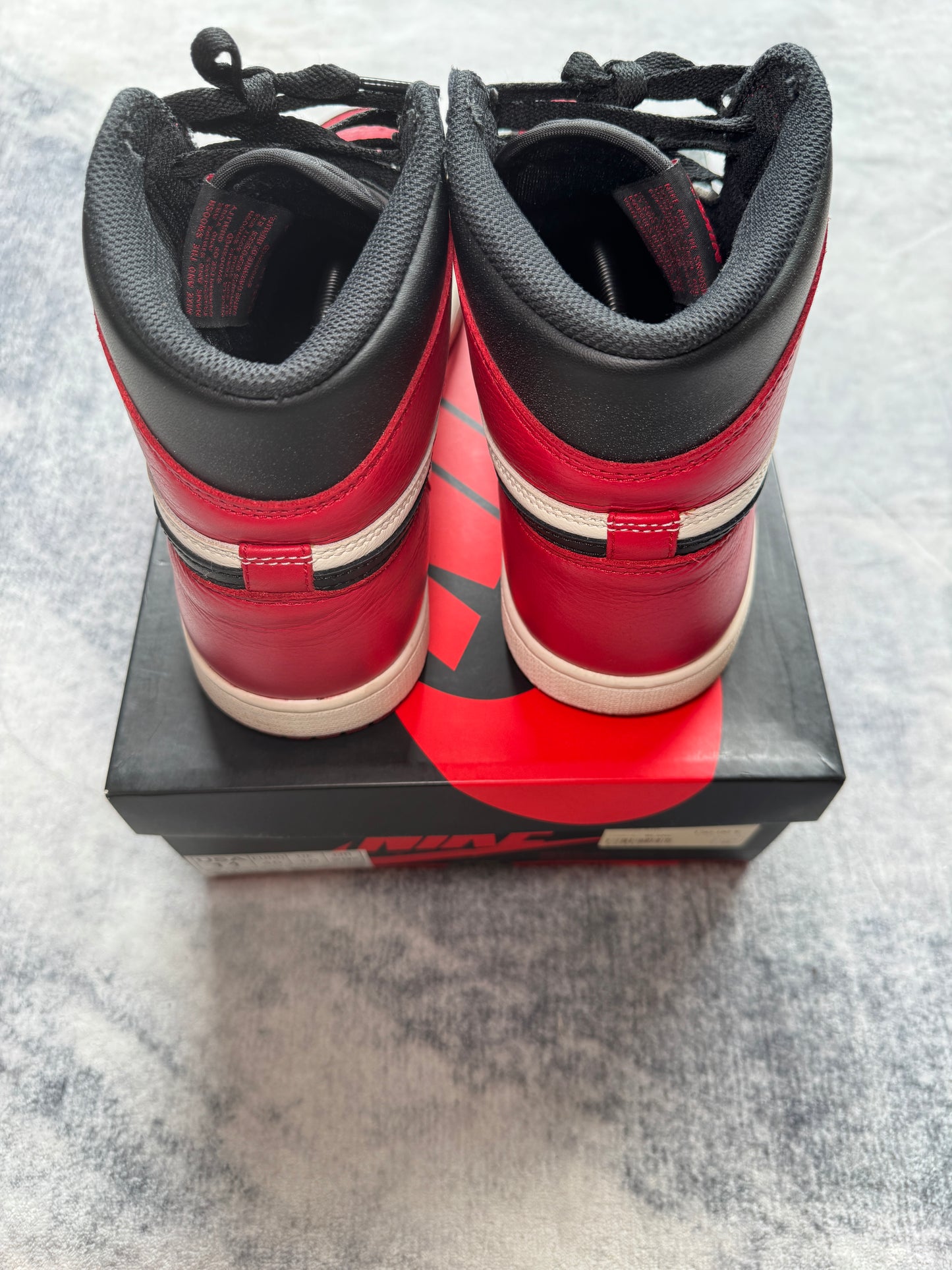 Jordan 1 High Bred Toe 2015